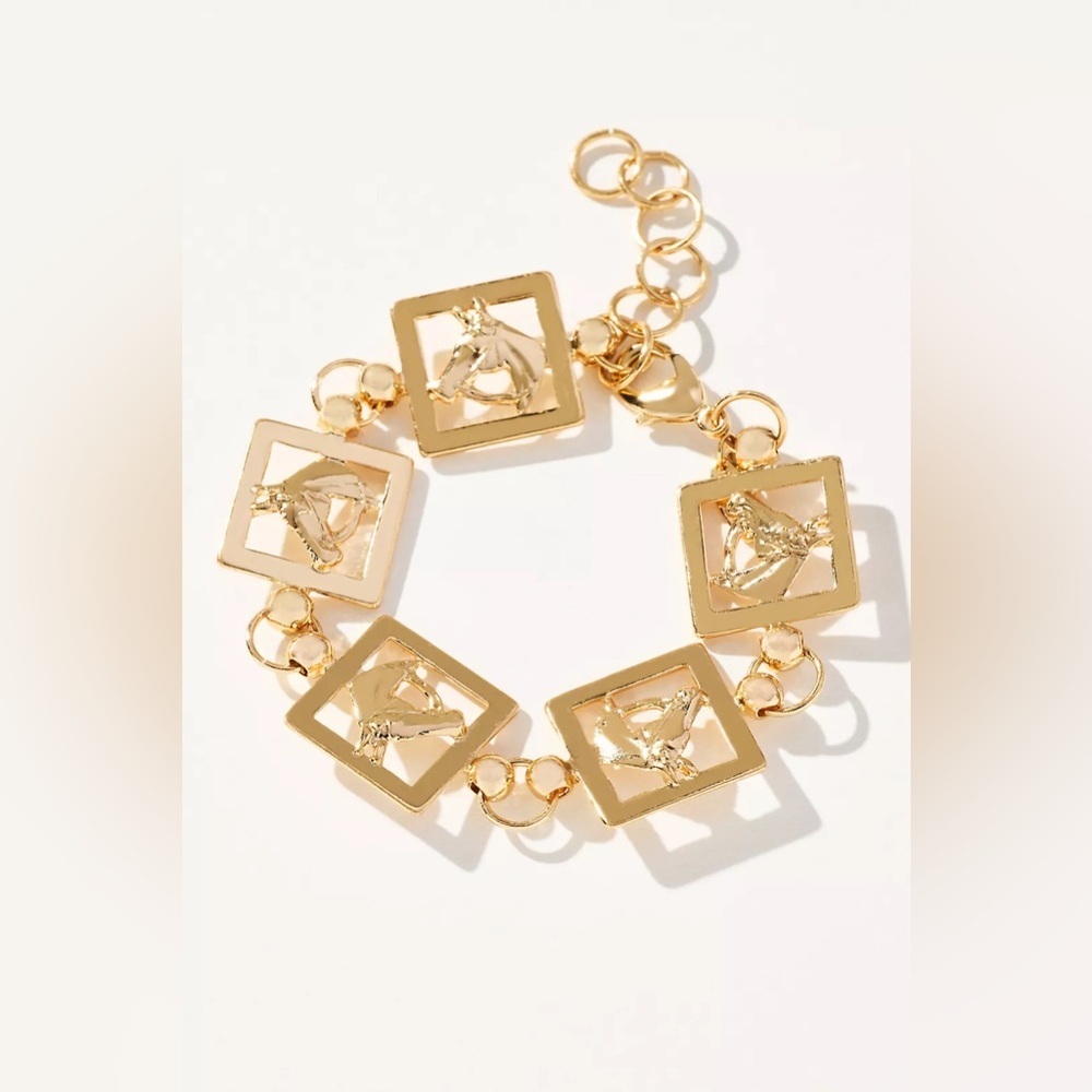 COPY - NWT Size OS - Anthropologie Horse Tile Link Bracelet